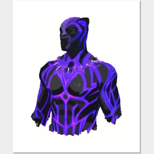 Black Panther - Kinetic Purple Posters and Art